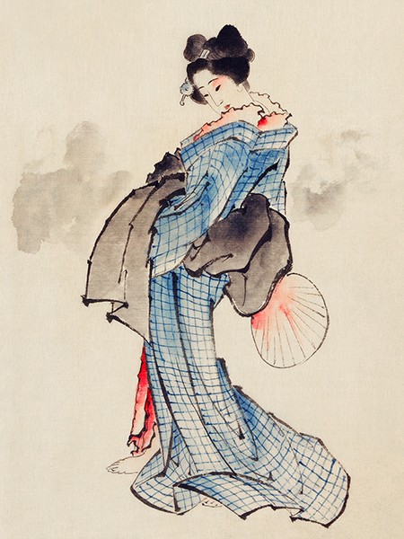 Katsushika Hokusai, Courtesan