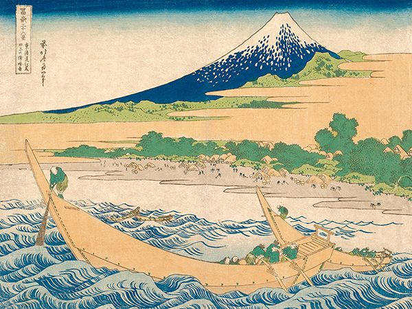 Katsushika Hokusai, Tago Bay near Ejiri on the Tokaido