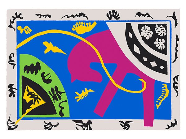 Henri Matisse, Jazz 5: Le cheval, l'&eacute;cuy&egrave;re et le clown