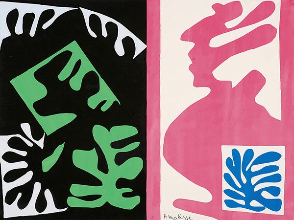 Henri Matisse, Composition, noir et rouge, 1947