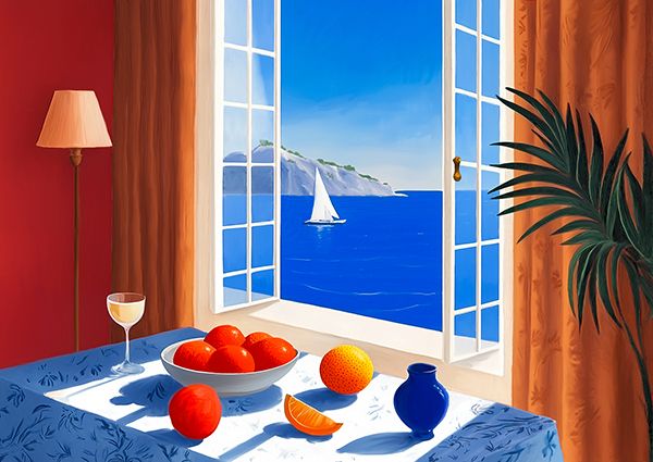 Hernan Navarro, Still Life and WIndow II