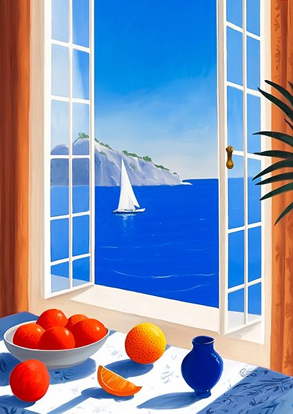 Hernan Navarro, Still Life and WIndow II (detail)