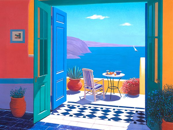 Hernan Navarro, Terrace on the Sea