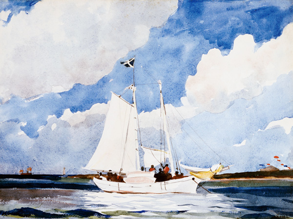 Winslow Homer, Fishing Schooner, Nassau