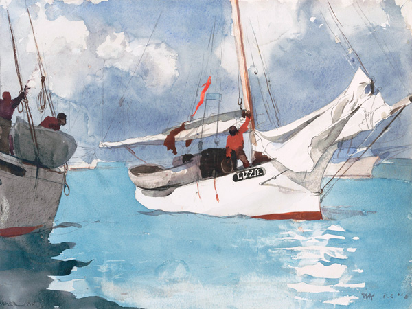 Winslow Homer, Fishing Boats, Key West