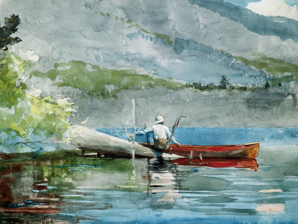 Winslow Homer, The Red Canoe