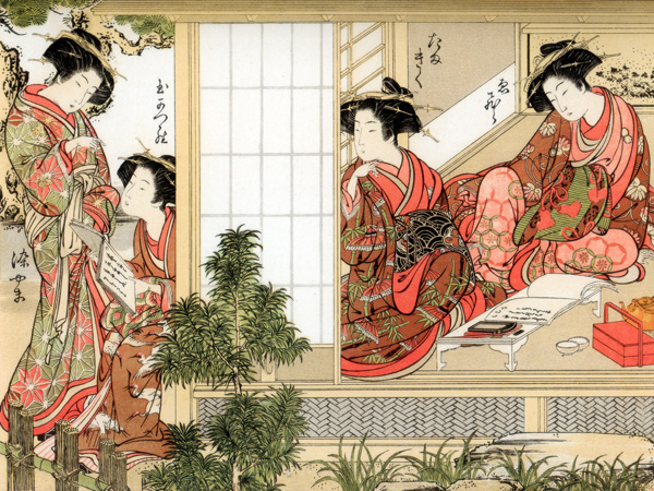 Katsukawa Shunsho, Japanese Beauties, 1776