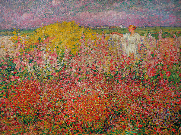 John Peter Russell, Amongst the Flowers at Belle Isle