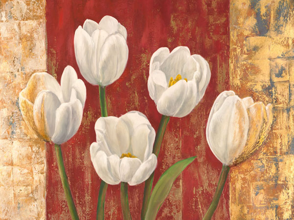 Jenny Thomlinson, Tulips on Royal Red