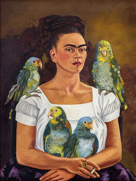 Frida Kahlo, Me and My Parrots, 1941