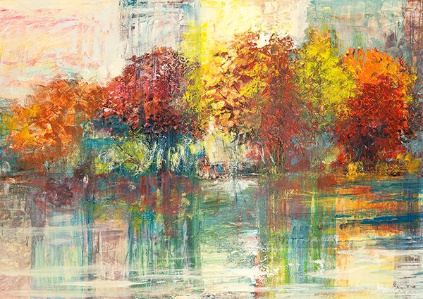 Luigi Florio, Central Park Reflections (detail)