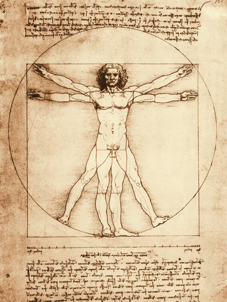 Leonardo da Vinci, Vitruvian Man