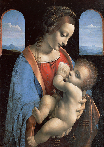 Leonardo da Vinci, Madonna and Child (Madonna Litta)