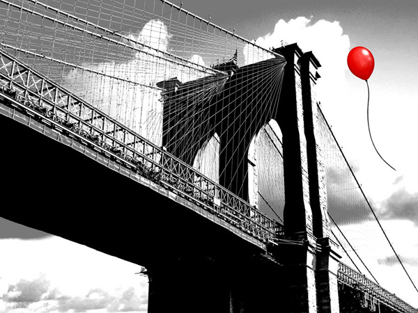 Masterfunk Collective, Balloon over Brooklyn Bridge