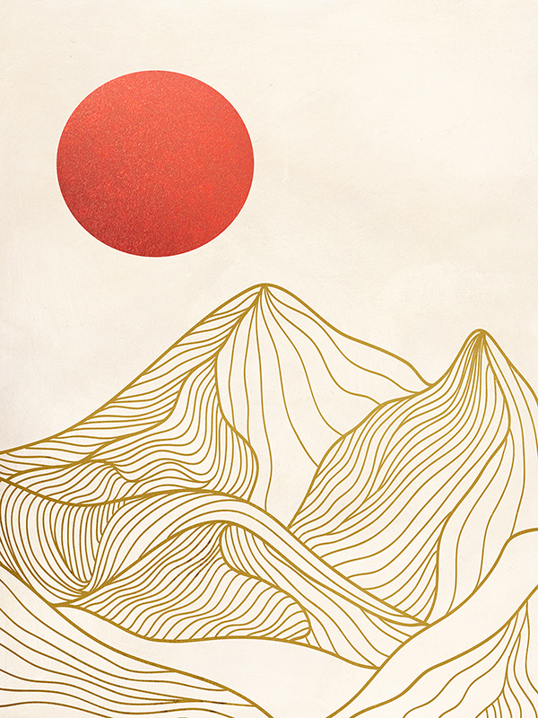 Sayaka Miko, Sunset on the Mountains I