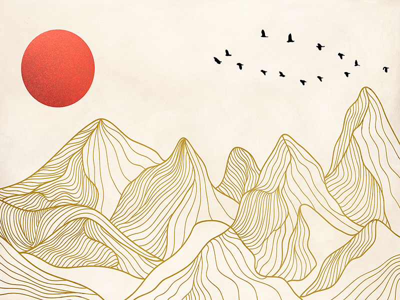 Sayaka Miko, Sunset on the Mountains