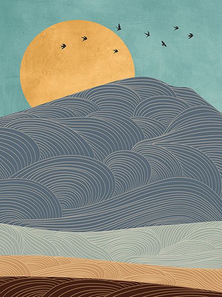 Miko Sayaka, Golden Moon (detail)