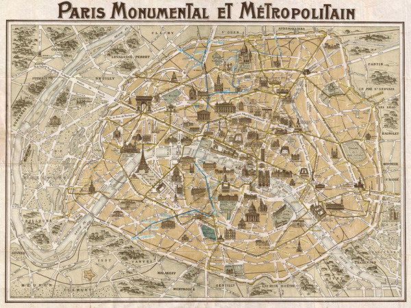 Anonymous, Paris Monumental et Métropolitain, 1932