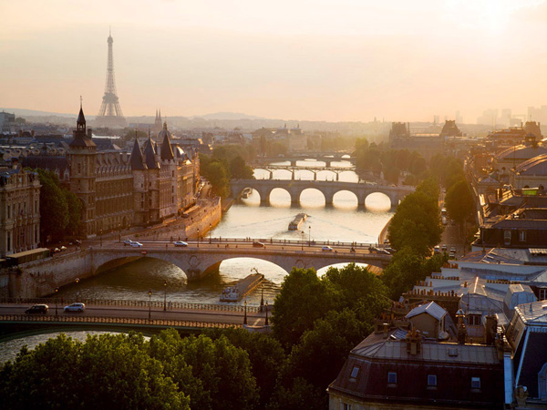 Michel Setboun, Bridges over the Seine river, Paris