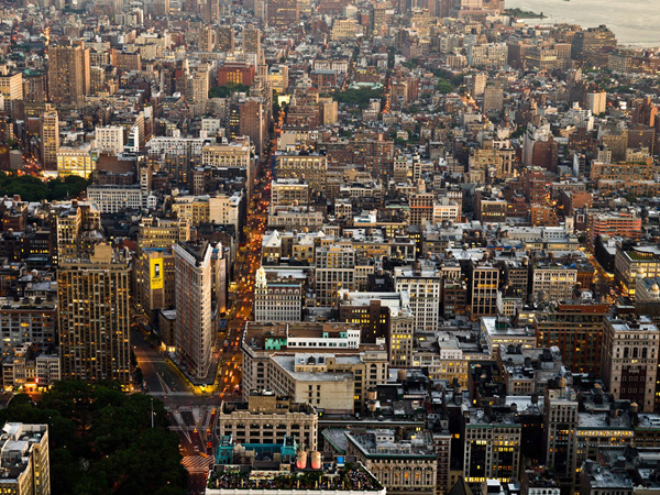 Michel Setboun, Aerial view of Manhattan, NYC