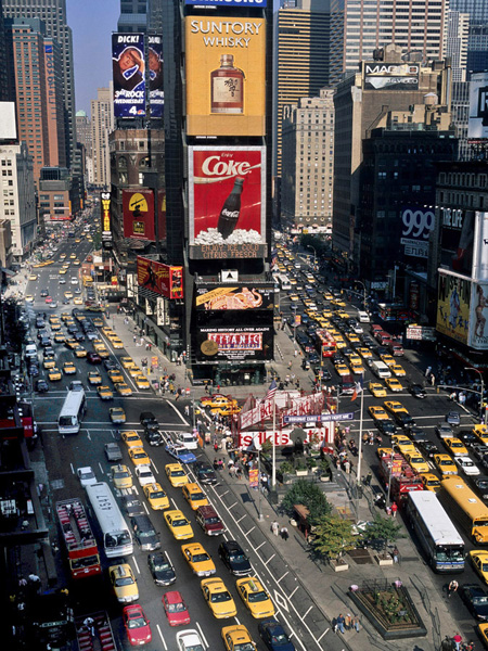 Michel Setboun, Traffic in Times Square, NYC