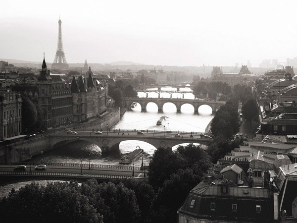 Michel Setboun, Bridges over the Seine river, Paris