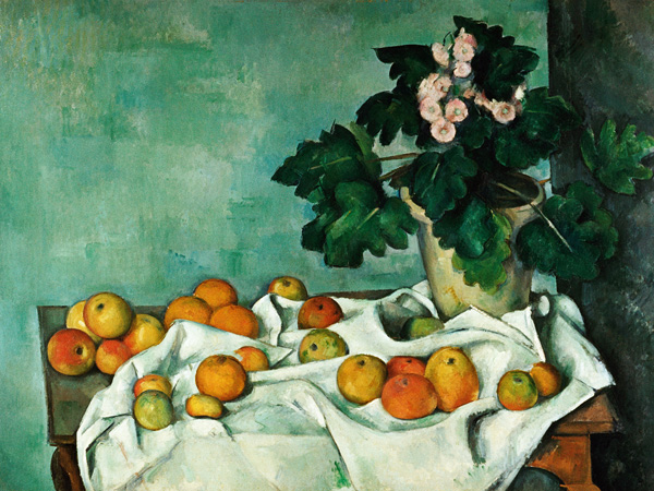Paul Cezanne, Apples and Primroses