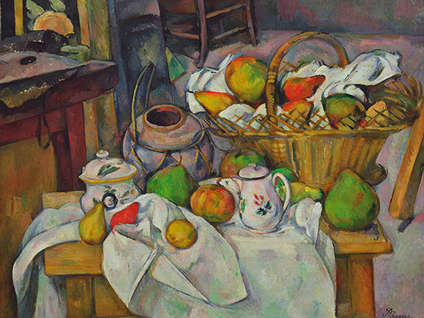 Paul Cezanne, Still Life with Basket (detail)