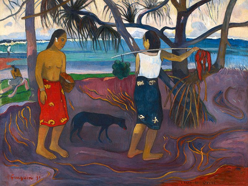 Gauguin Paul, Under the Pandanus, 1891