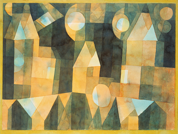 Paul Klee, Three Houses and a Bridge