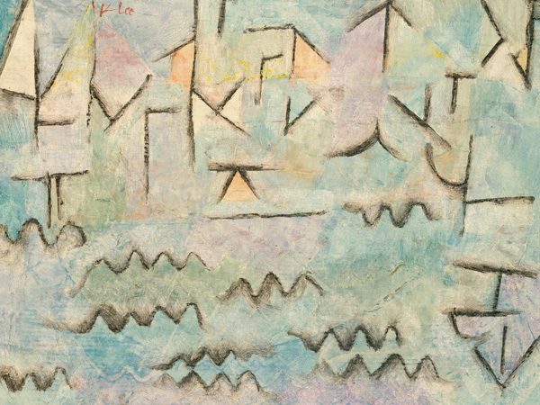 Paul Klee, The Rhine at Duisburg