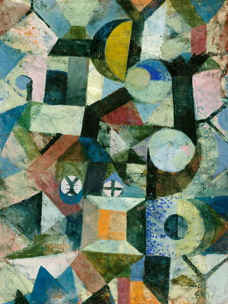 Paul Klee, Composition with the Yellow Half-Moon and the Y