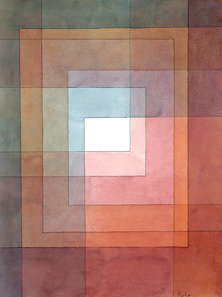 Paul Klee, White Framed Polyphonically