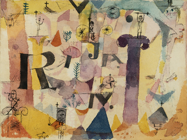 Paul Klee, Stylish Ruins (detail)