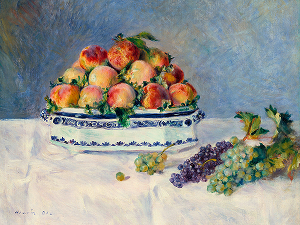 Pierre-Auguste Renoir, Still Life with Peaches and Grapes