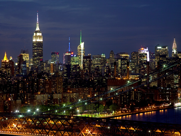 Richard Berenholtz, Midtown Manhattan at night