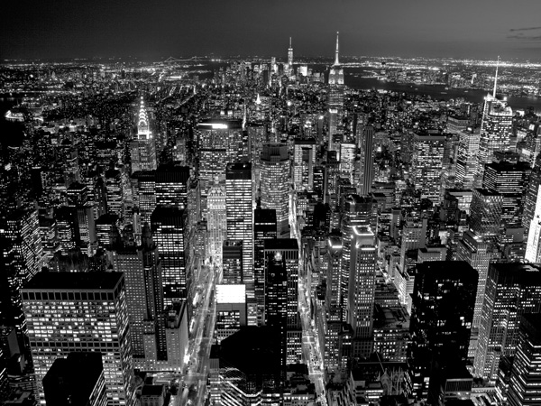 Richard Berenholtz, Midtown Manhattan at night