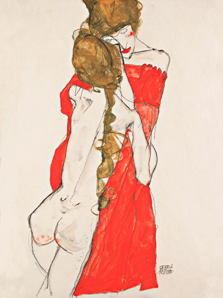 Egon Schiele, Mother and Daughter