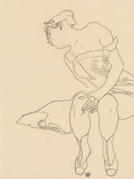 Egon Schiele, Seated Woman