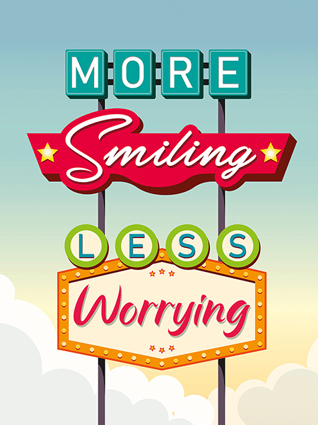 Steven Hill, More smiling less worrying