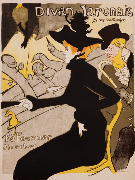 Henri Toulouse-Lautrec, Divan Japonais Poster