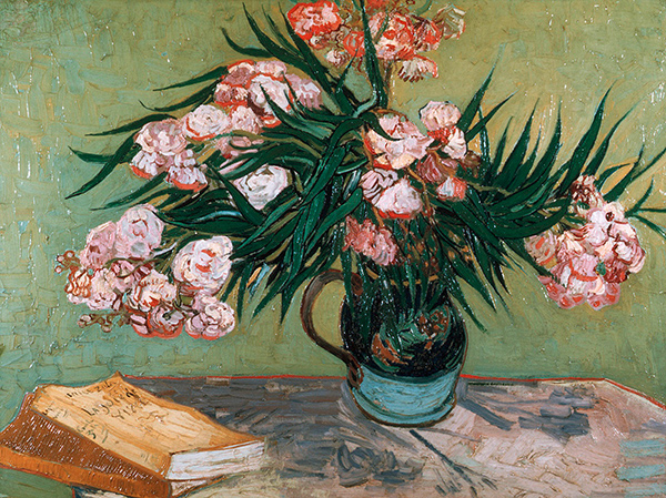 Vincent van Gogh, Vase with Oleanders and Books