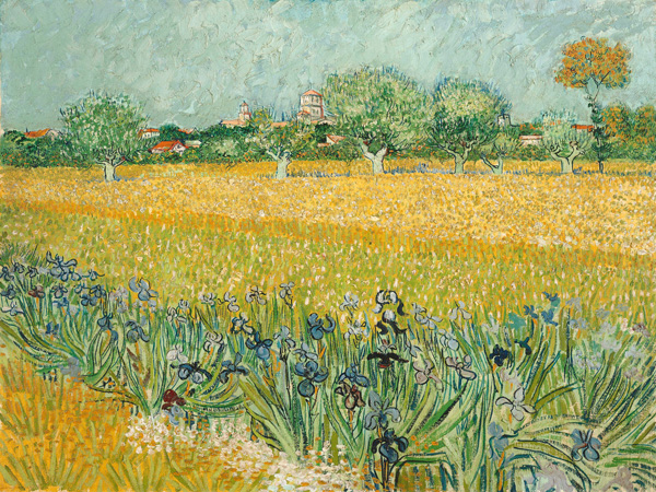 Vincent van Gogh, Field with Irises near Arles