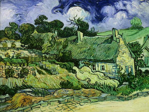Vincent van Gogh, House with Straw Ceiling, Cordeville