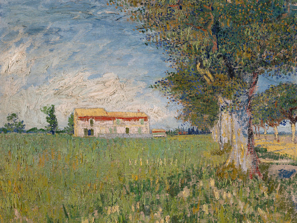 Vincent van Gogh, Boerderij in een korenveld
