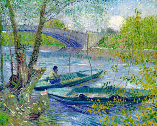 Vincent van Gogh, Fishing in Spring, the Pont de Clichy (Asnires)