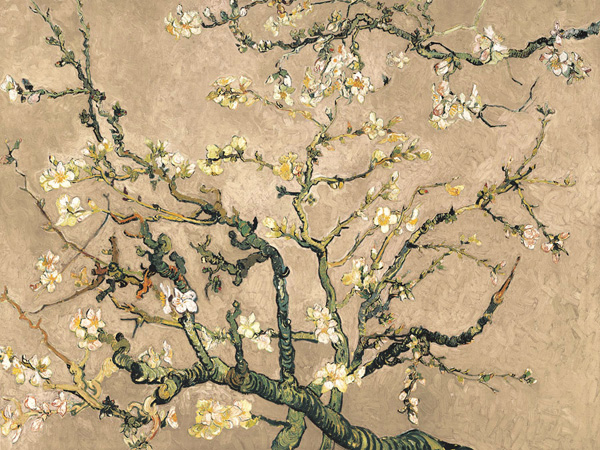 Vincent van Gogh, Van Gogh Deco – Mandorlo in fiore (beige variation)