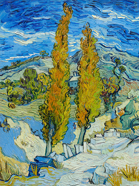 Vincent van Gogh, The Poplars at Saint-Rémy