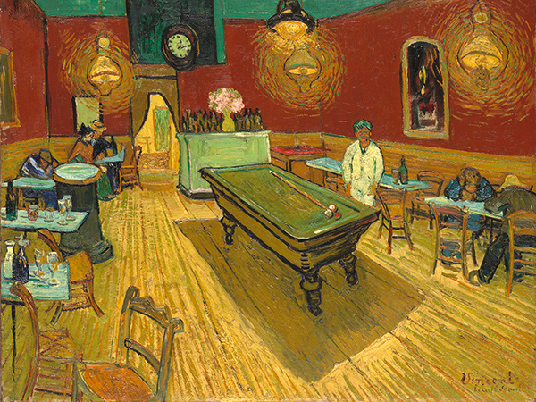 Vincent van Gogh, The Night Cafe (detail)