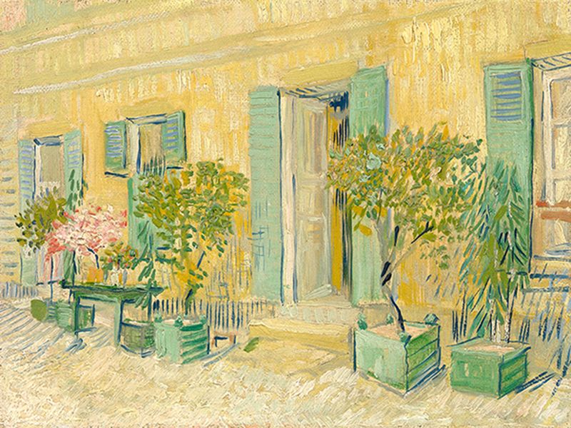 van Gogh Vincent, Exterior of a Restaurant in Asnières, 1887